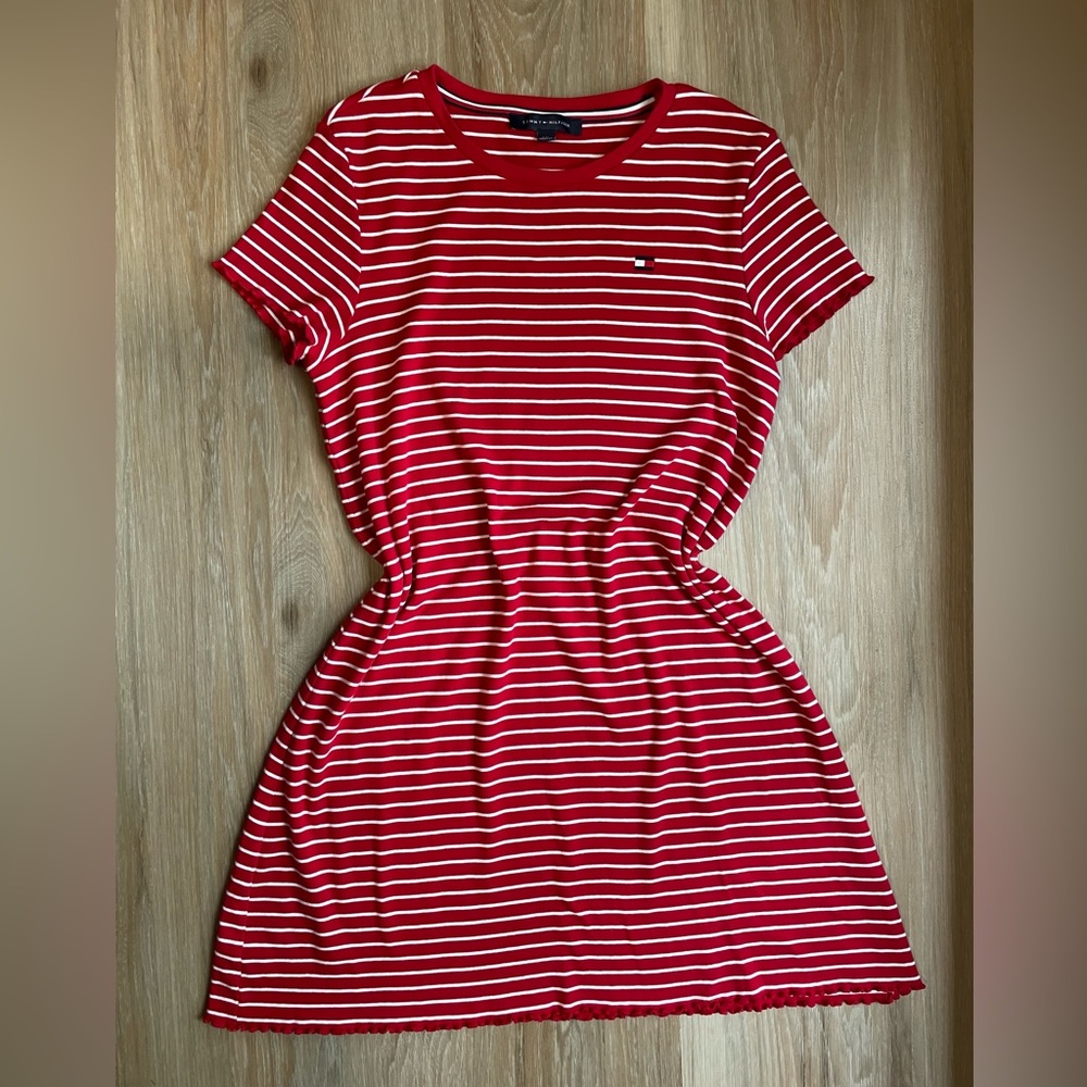 Tommy Hilfiger Cotton T-Shirt Dress - Picture 1 of 9